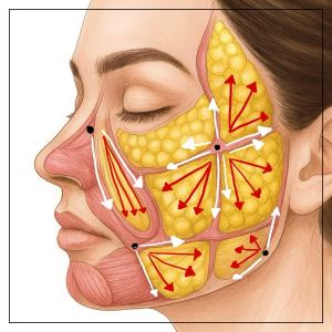 Adipostructure facial rejuvenation technique by Dr. Alexander Rios at True Bliss Medical